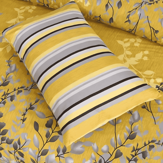 7pc Cotton Comforter Set Golden Tree