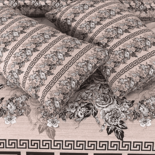 Crystal Cotton 3pc Bedsheet - Woody Floral