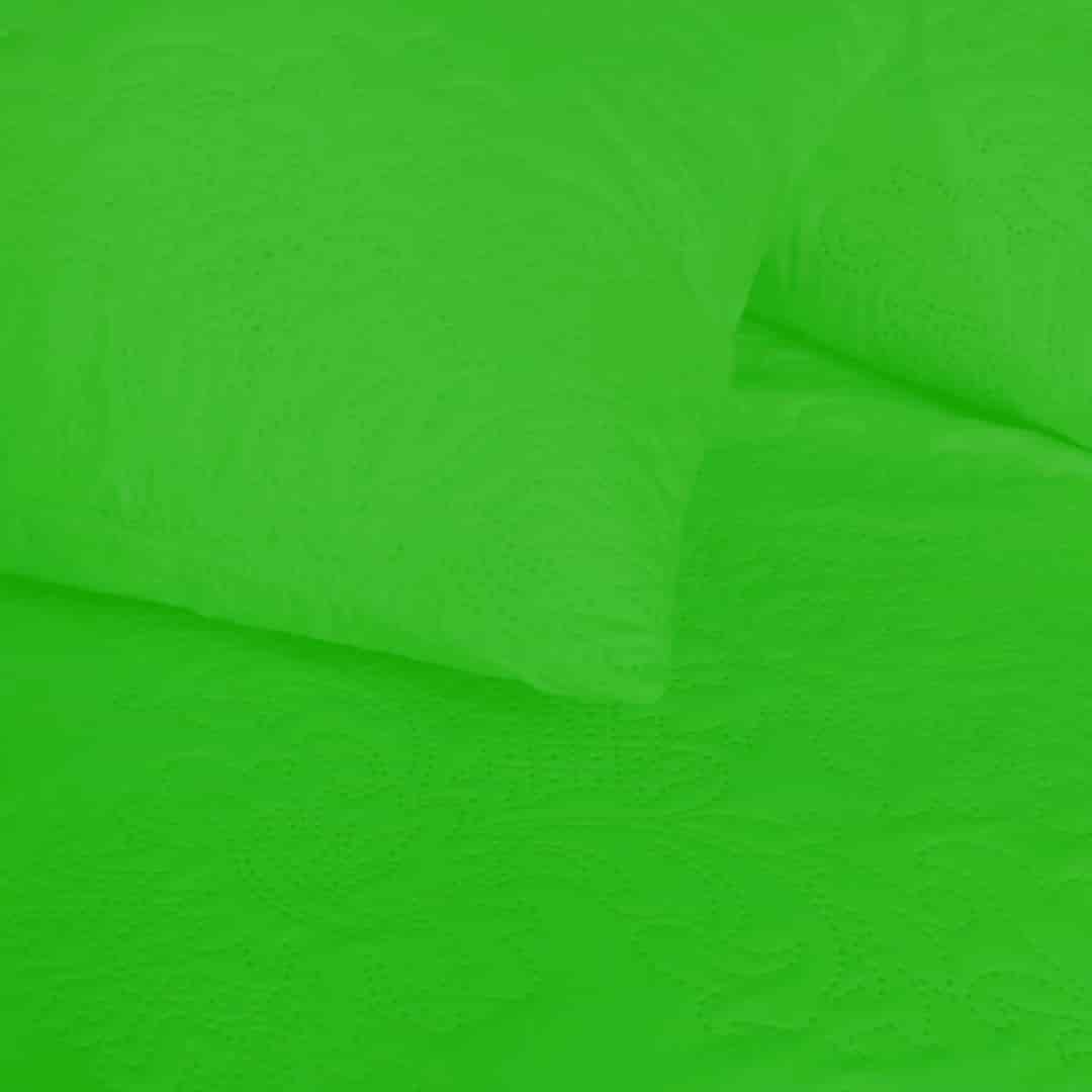 Luxury Bedspread - Glowing Green