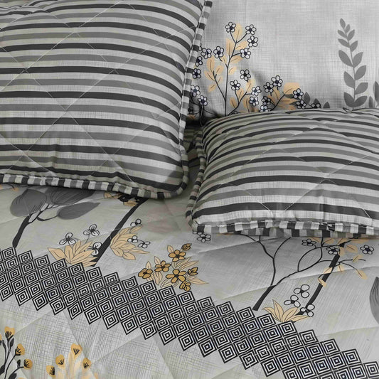 7pc Cotton Comforter Set Autumn