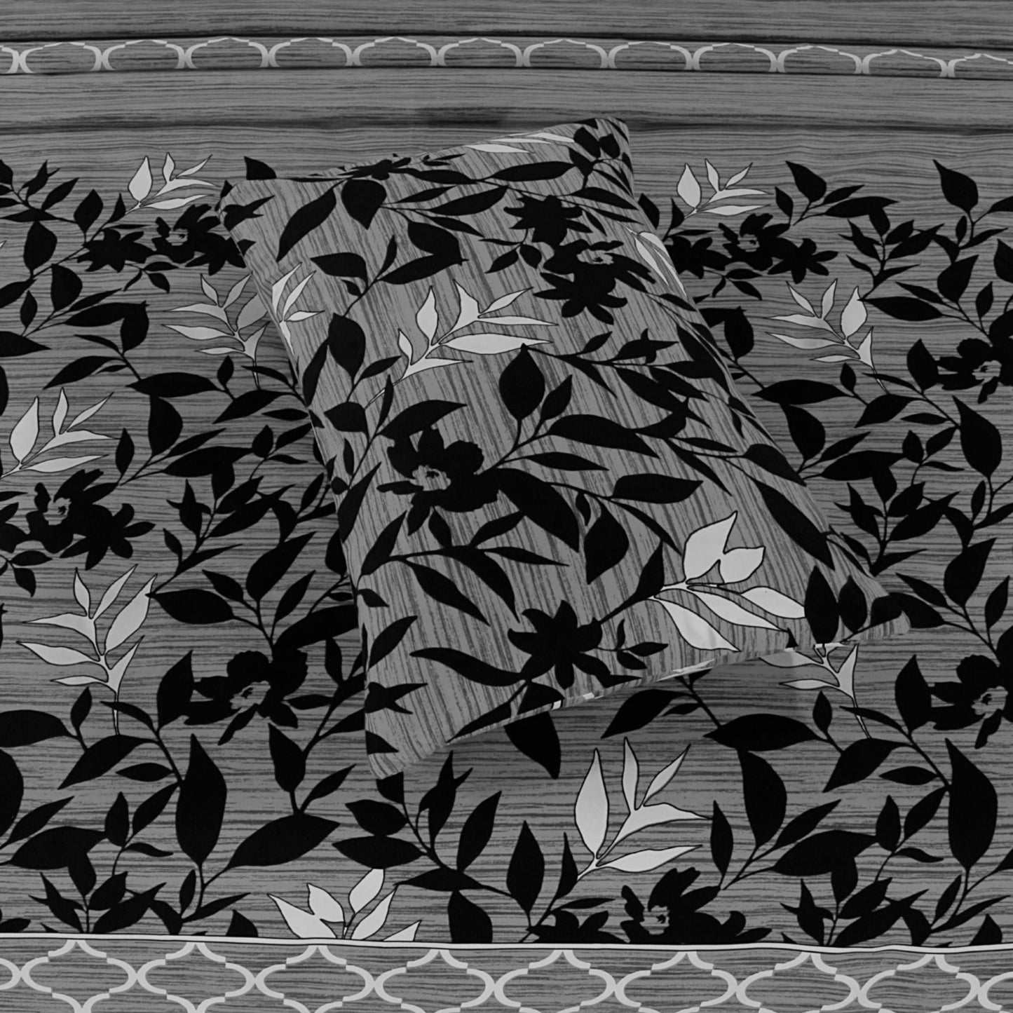 Crystal Cotton 3pc Bedsheet - Lava