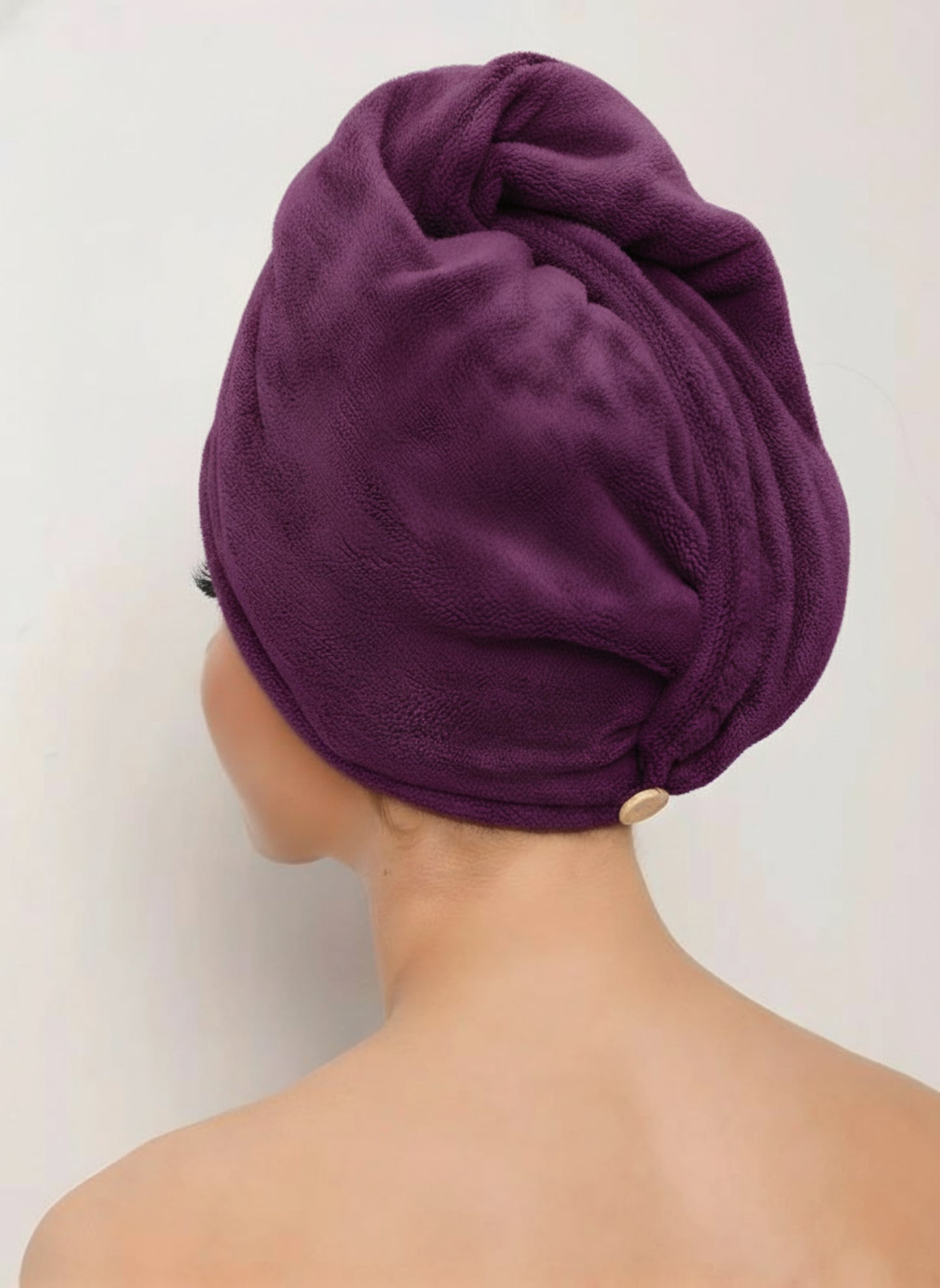 Hair Turban Purple Shade