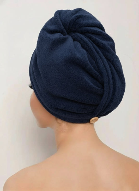 Hair Turban Blue Shade