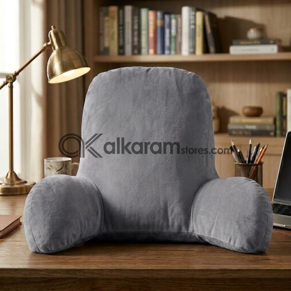 Velvet Backrest Reading Cushion