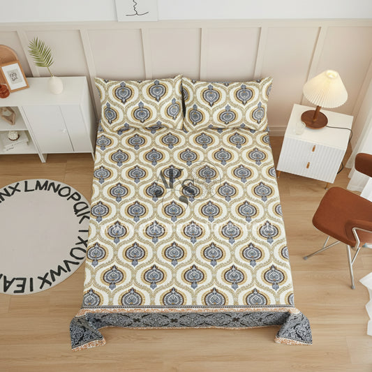 Crystal Cotton 3pc Bedsheet Sypia Crystal