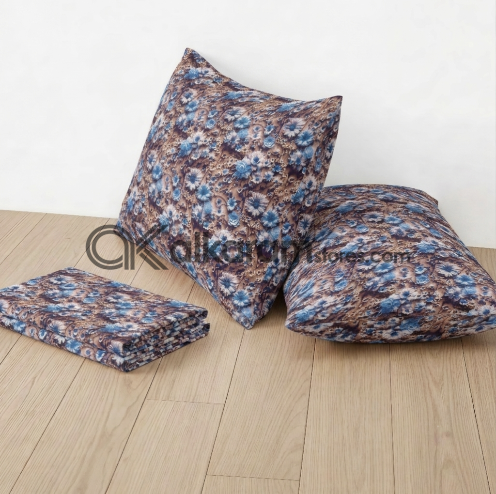 Pure Cotton 3pc Bedsheet Bronze Marina