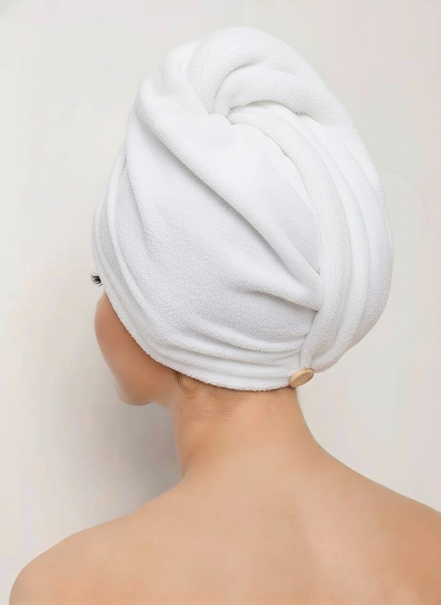 Hair Turban White Shade
