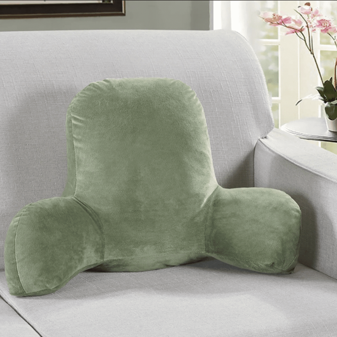 Velvet Backrest Reading Cushion
