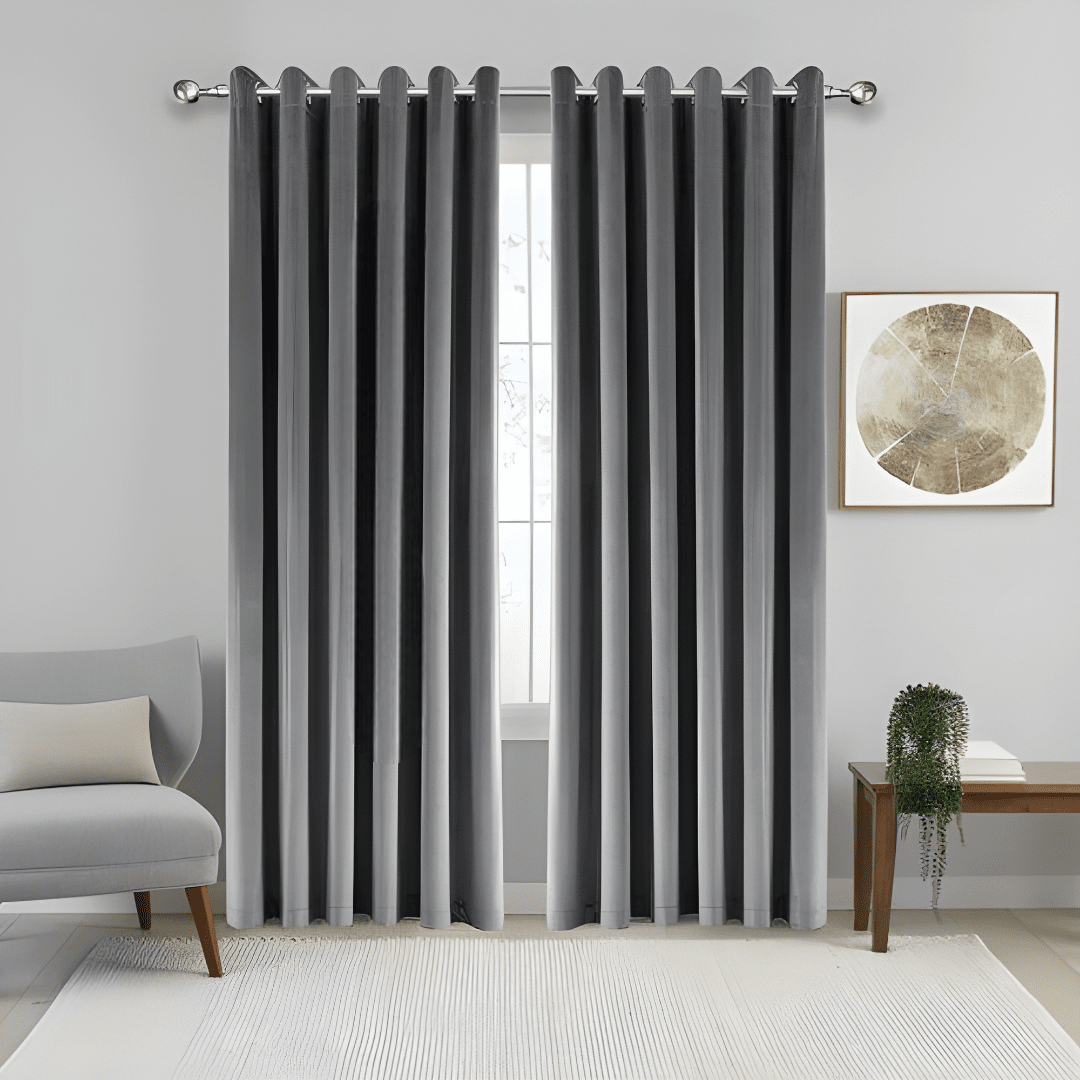 Velvet Curtains - Pack of 2