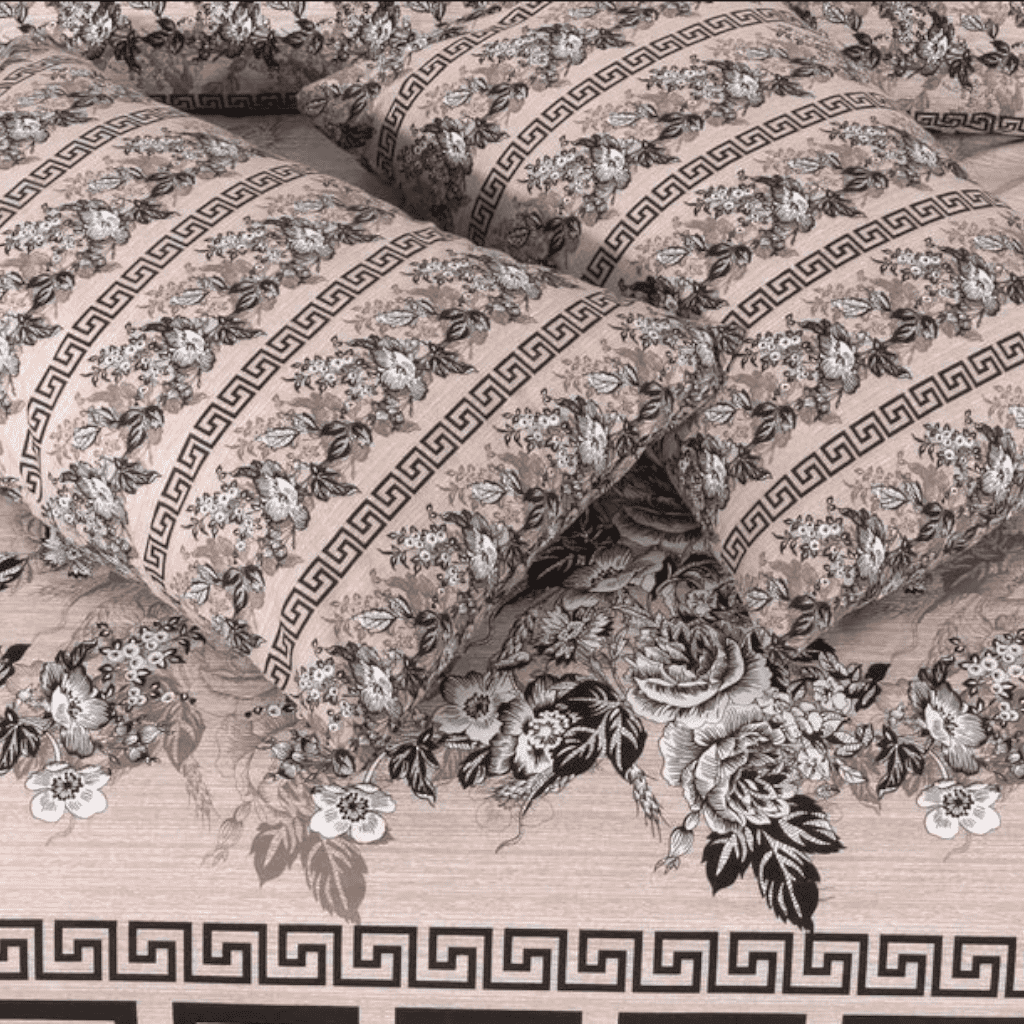Crystal Cotton 3pc Bedsheet - Woody Floral