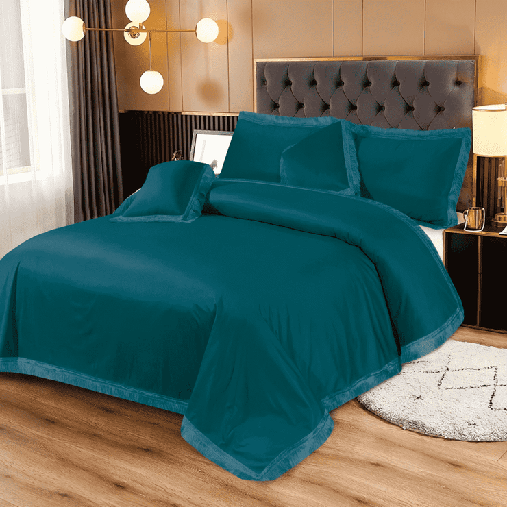 5pc Velvet Bedsheet Set