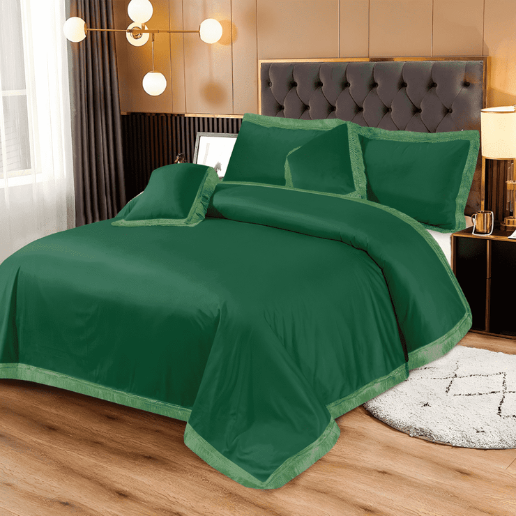 5pc Velvet Bedsheet Set