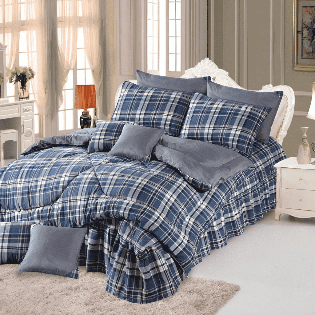 10pc Royal Twist Bridal Set - Blue Stripes