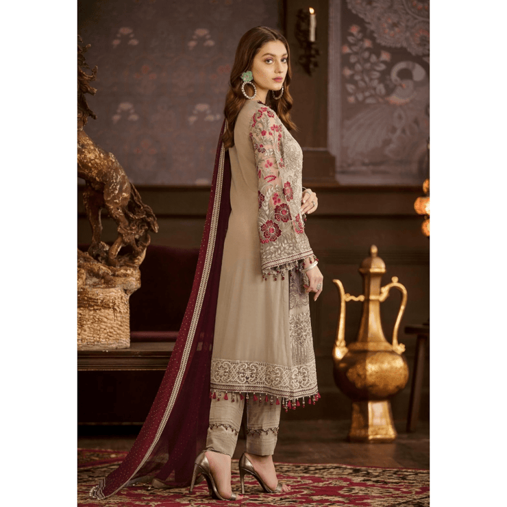 Luxury Embroidered Chiffon Work # FL30