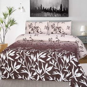 Cotton Satin 3pc Bedsheet - Coffee