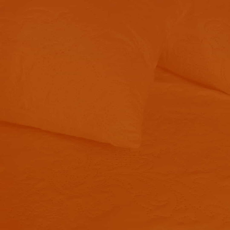 Luxury Bedspread - Rich Orange