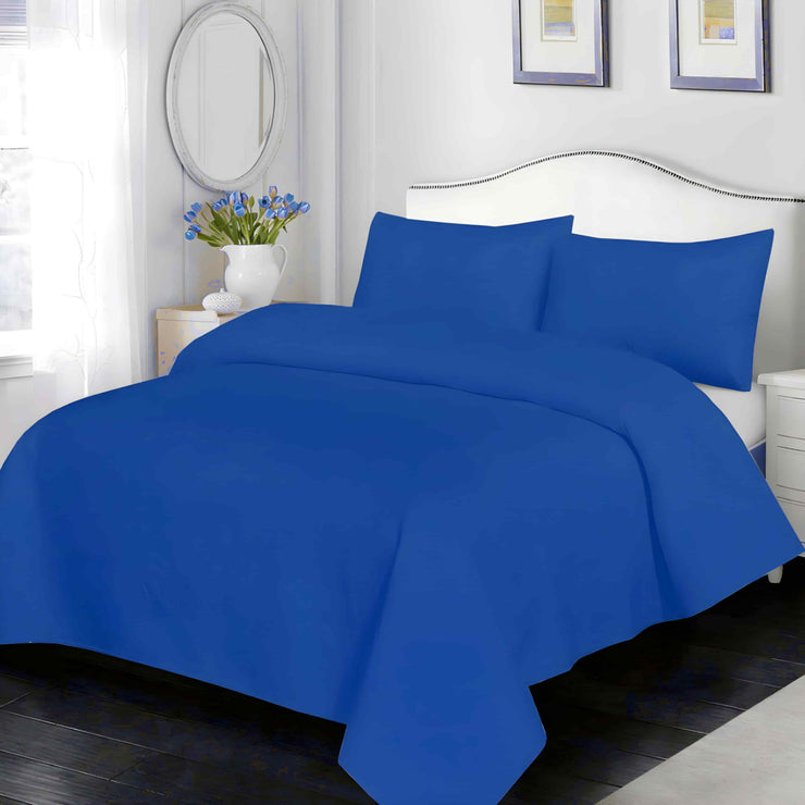 Luxury Bedspread - Deep Blue