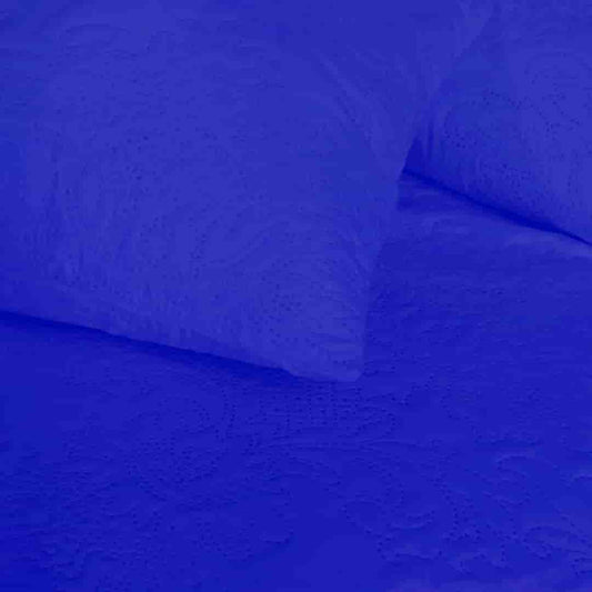 Luxury Bedspread - Deep Blue
