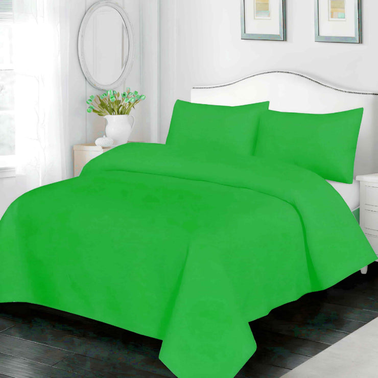 Luxury Bedspread - Glowing Green