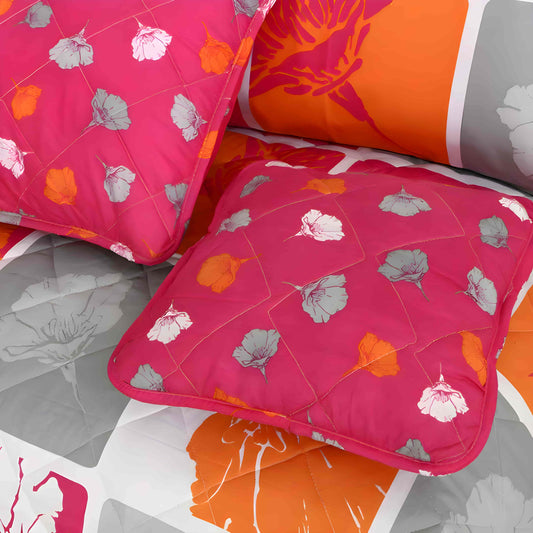 7pc Cotton Comforter Set Polca