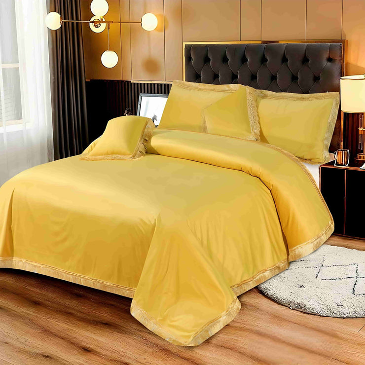 5pc Velvet Bedsheet Set