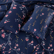 7pc Cotton Comforter Set - Purple Hollyhock