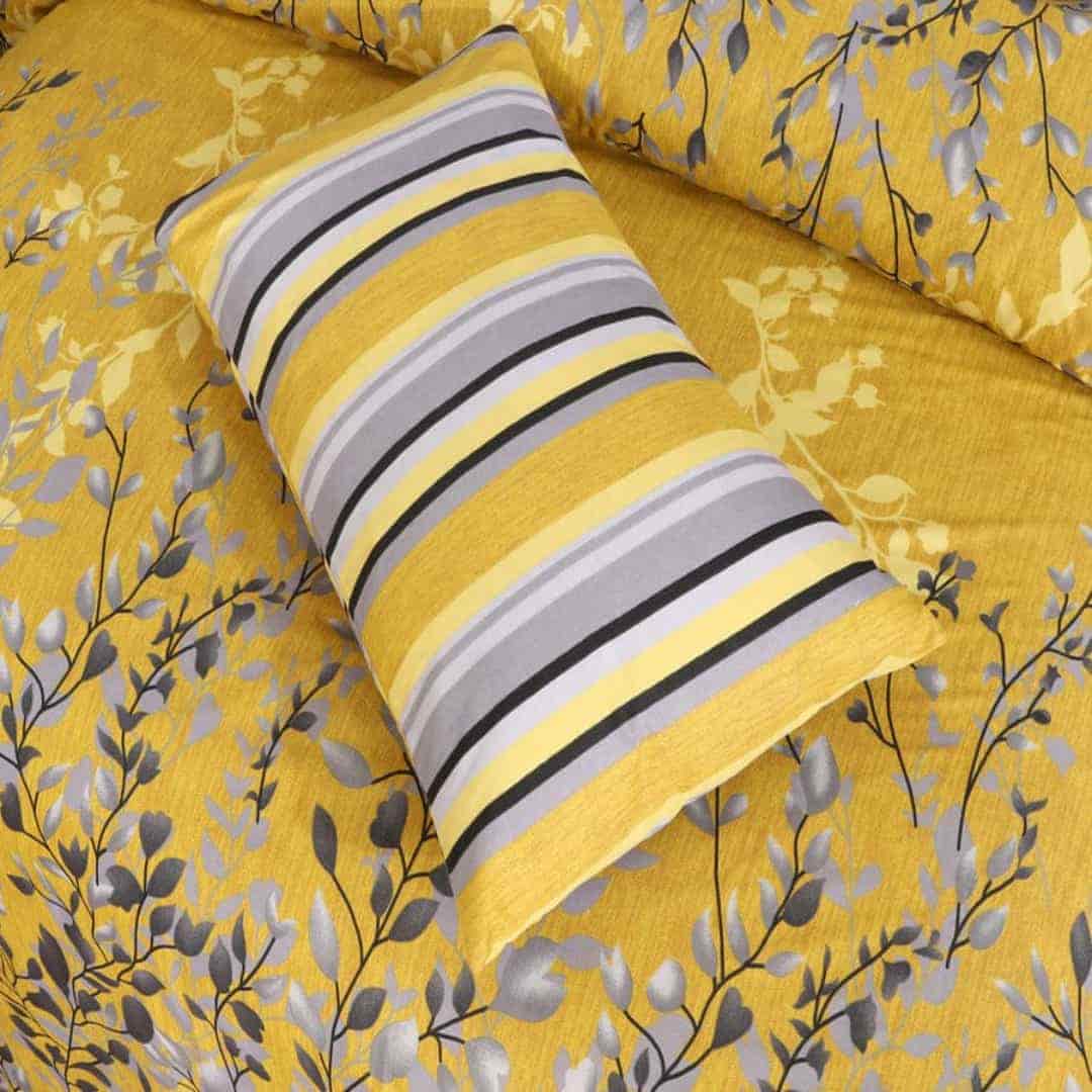 Cotton Satin 3pc Bedsheet - Golden Tree