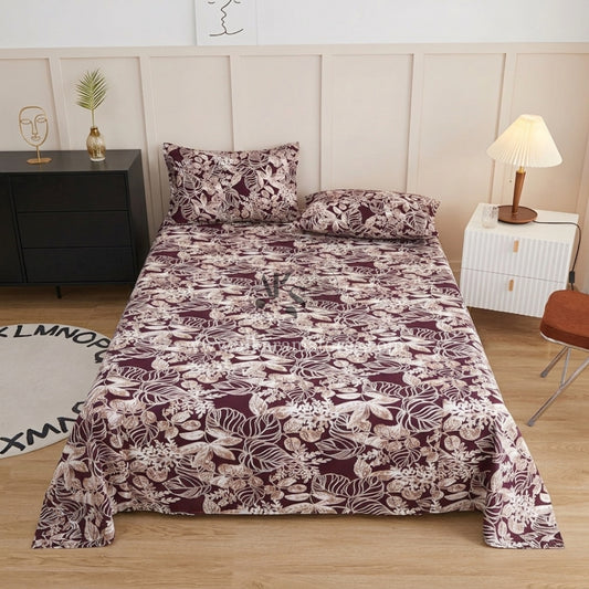 Crystal Cotton 3pc Bedsheet Mehream