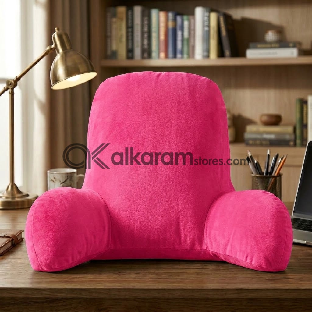 Velvet Backrest Reading Cushion