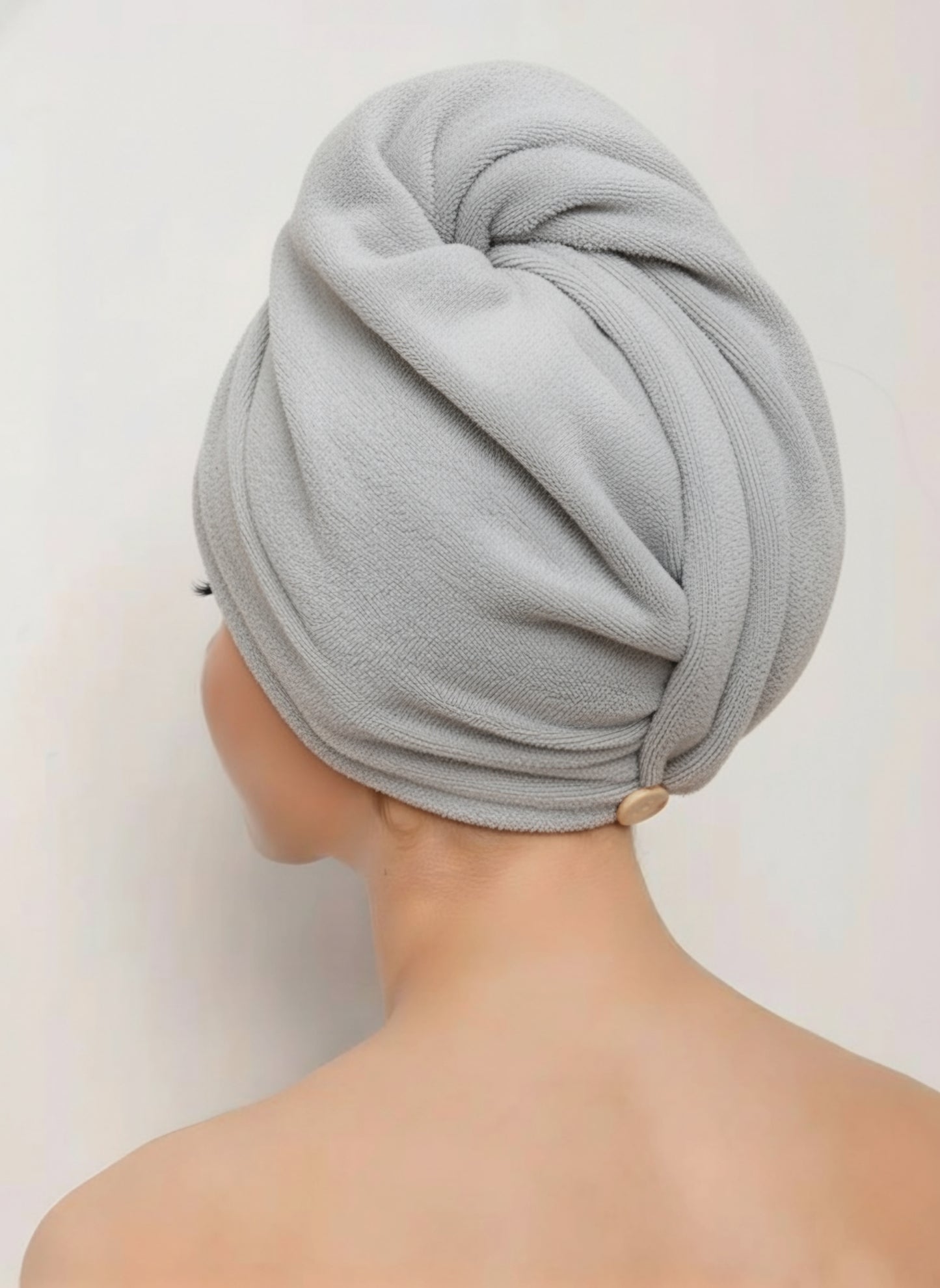 Hair Turban Grey Shade