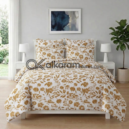 6 PC's Pure Cotton Comforter Set Sunlight Vine