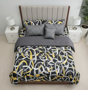 7pc Cotton Comforter Set - Yelgrey Zigzag