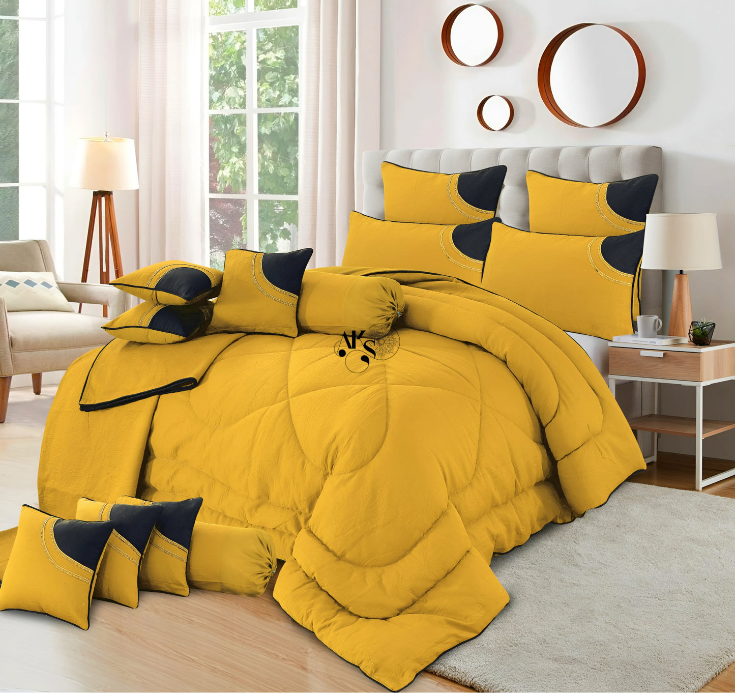 14pc Sunny Golden Bridal Set