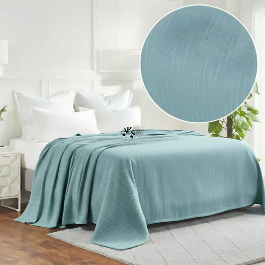Thermal Blanket Cyan Blue