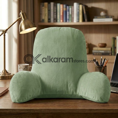 Velvet Backrest Reading Cushion
