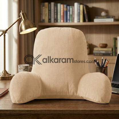 Velvet Backrest Reading Cushion