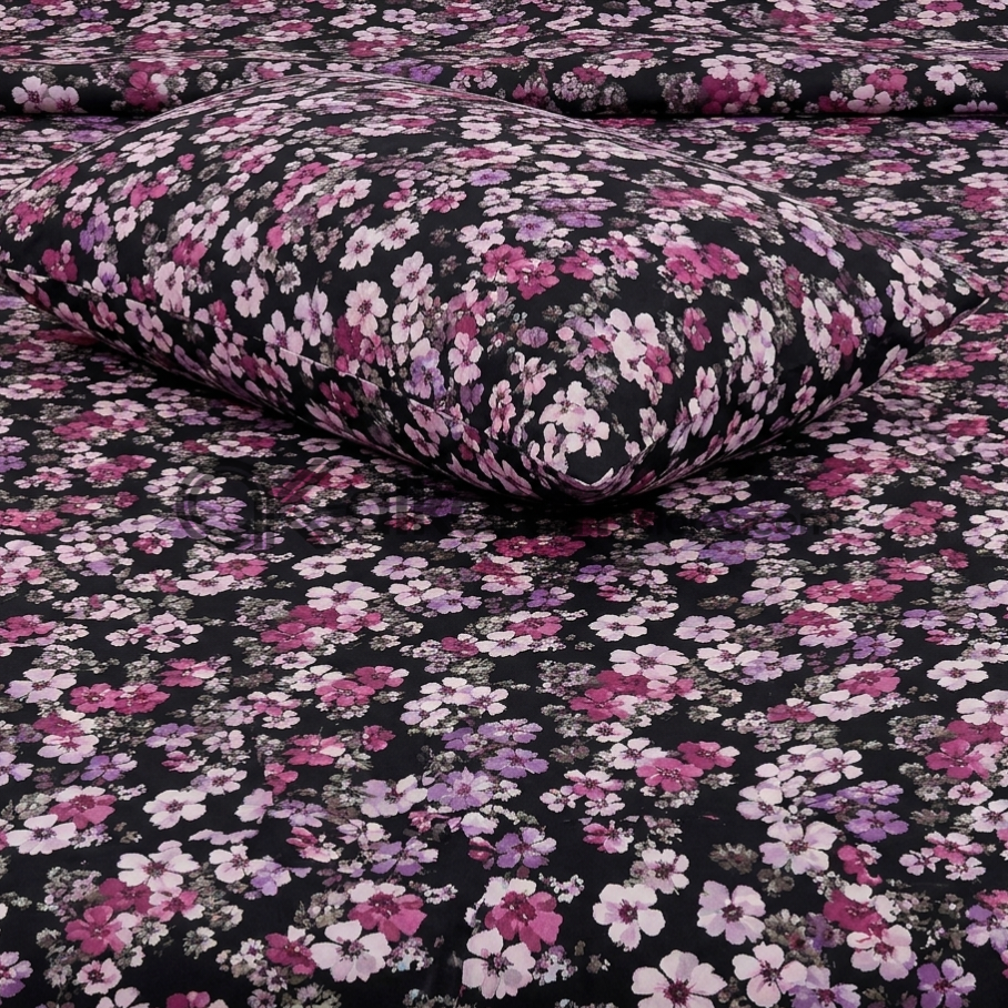 Pure Cotton 3pc Bedsheet Fiesta Bloom