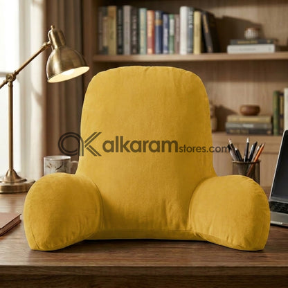Velvet Backrest Reading Cushion