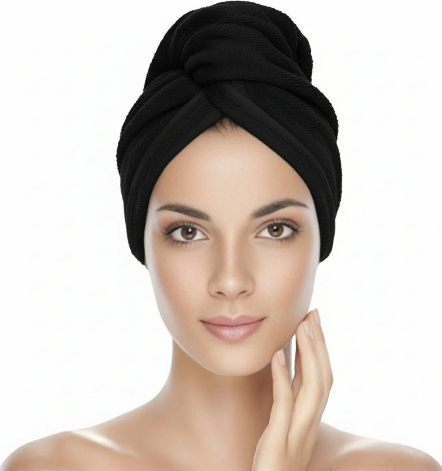 Hair Turban Black Shade