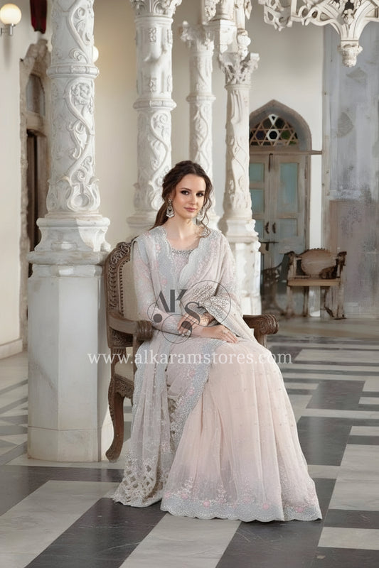 Fancy Saree Almond Pink# 109B