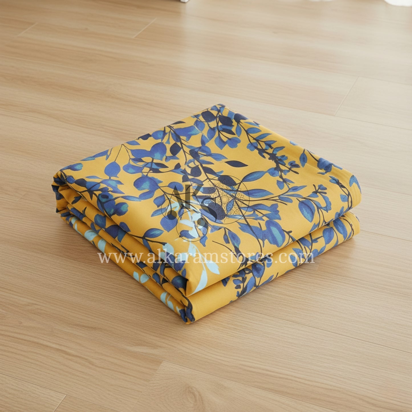 Crystal Cotton 3pc Bedsheet Yellow Trompe