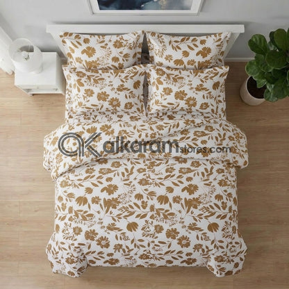 6 PC's Pure Cotton Comforter Set Sunlight Vine