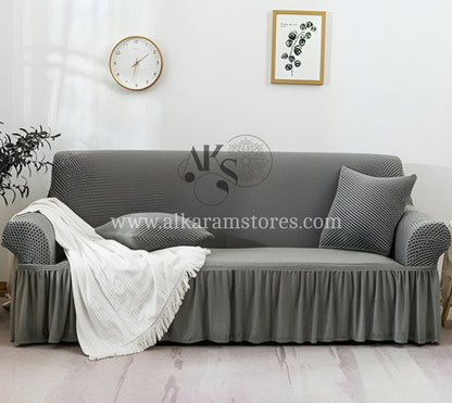 Turkish Grey Sofa Cover