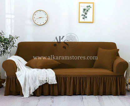 Turkish Dark Brown Sofa Cover