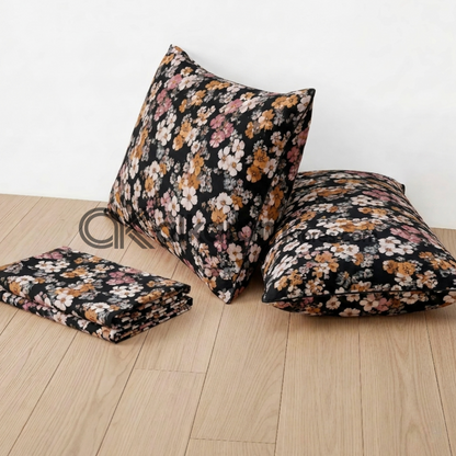Pure Cotton 3pc Bedsheet Marigold Dusk