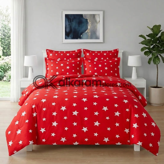 6 PC's Pure Cotton Comforter Set Nova Starfall