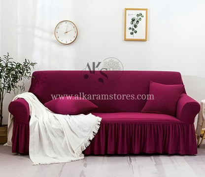 Turkish Mehroon Sofa Cover
