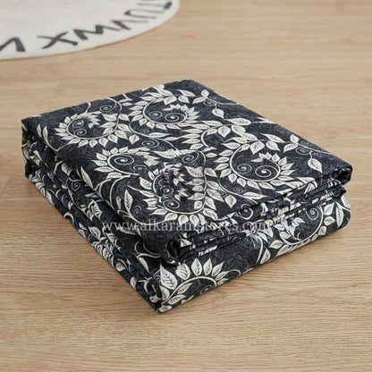 Crystal Cotton 3pc Bedsheet Grey Laite