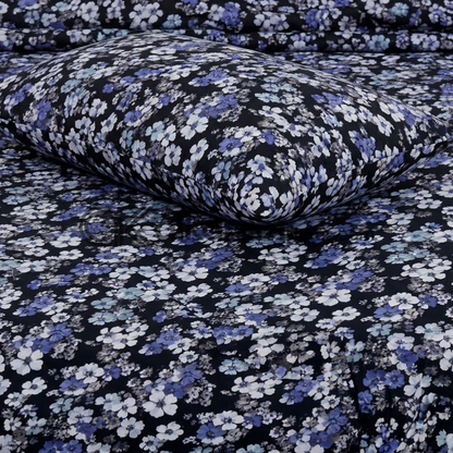 Pure Cotton 3pc Bedsheet Shadow Bloom