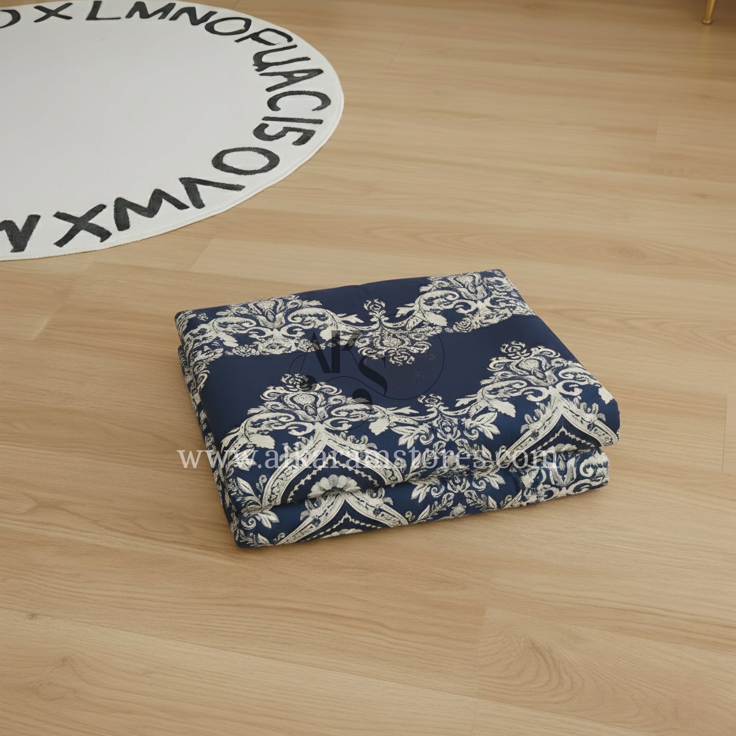 Crystal Cotton 3pc Bedsheet Blue Tapestry